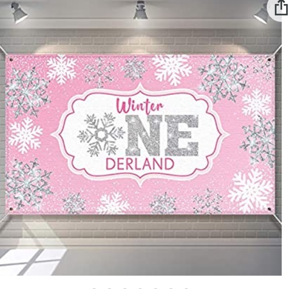 3 PIECE - WINTER ONE-DERLAND DECORATIONS